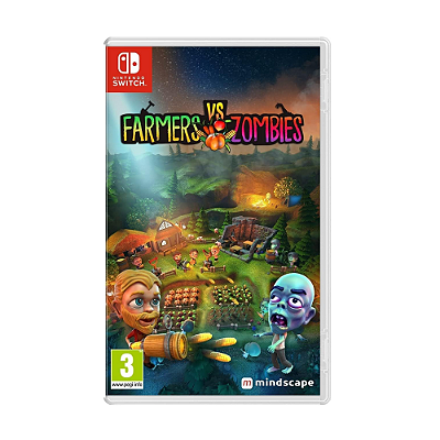 Jogo Farmers vs Zombies - Nintendo Switch Novo Lacrado