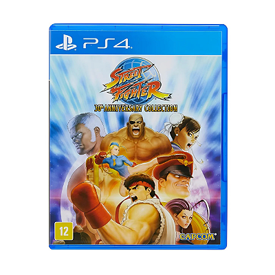 Jogo Street Fighter 30th Anniversary Collection PS4 Midia Fisica Novo Lacrado