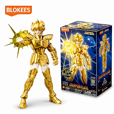 Boneco Blokees Aiolia Leão Champion Class Saint Seiya Novo