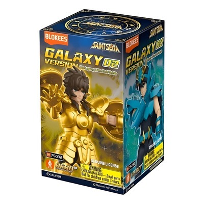 1 Boneco Blokees Saint Seiya Galaxy Version 02 Novo Surpresa!