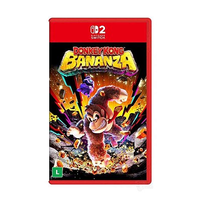 Jogo Donkey Kong Bananza Nintendo Switch 2 Mídia Física Novo Lacrado