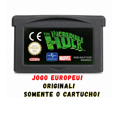 Jogo The Incredible Hulk - GBA Usado
