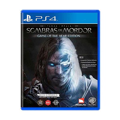 Jogo Terra Média: Sombras de Mordor (Game of the Year Edition) PS4 Usado