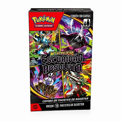 Cartas Pokémon Escuridão Absoluta Booster 108card Novo Lacrado