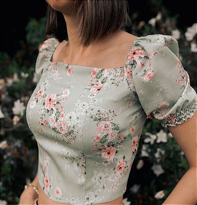 Cropped Flor da Primavera