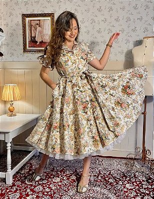 PRONTA ENTREGA - Vestido de Algodão Summer Finn (Jacquard)