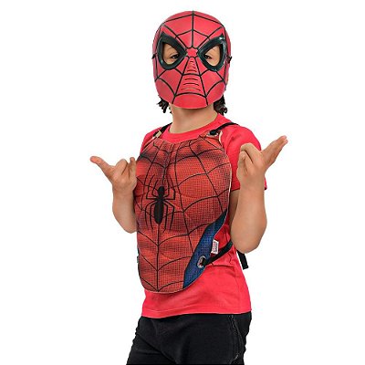 Kit Peitoral Com Máscara Spider Man