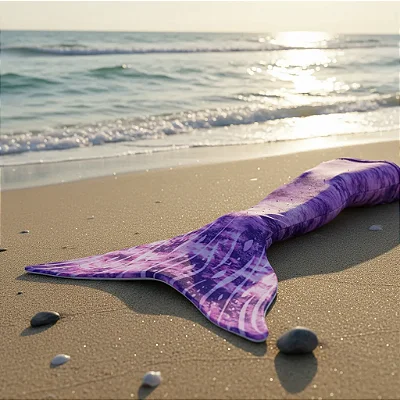 Cauda de Sereia Completa Confortável p/ Nadar Nadadeira Aimê