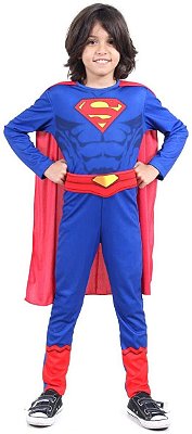Fantasia Super Homem Superman Liga Da Justiça