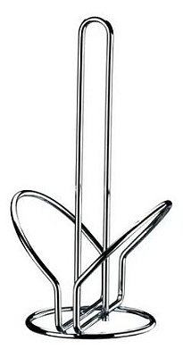 Porta Papel Toalha Suporte Rolo Mesa Cozinh Vertical Cromado