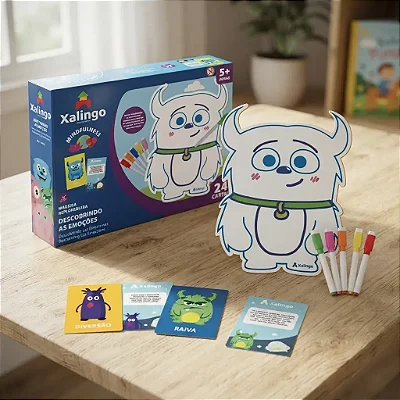 Descobrindo As Emoções Quadro Brincando 24 Cartas Pedagógico