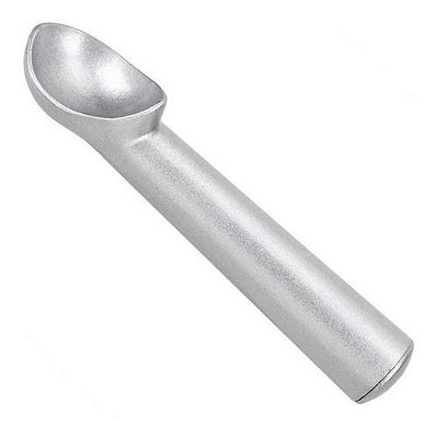 Concha Sorvete Colher Em Aluminio Bola Pegador Açaí 18,4cm