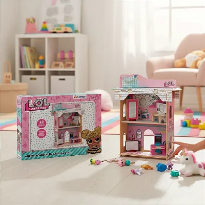 Jogo Quebra Cabeça Casinha 3d Lol Surprise Brincadeira