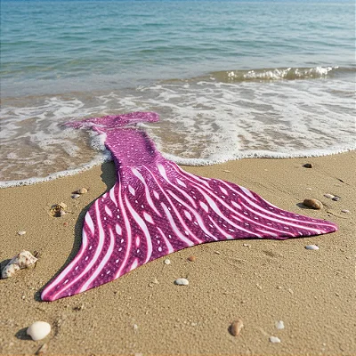 Cauda De Sereia Nadadeira Calda Sapatinho Neoprene Lara