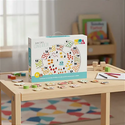 Quebra Cabeça Infantil Mdf Conte Até 20 Brinquedo Educativo