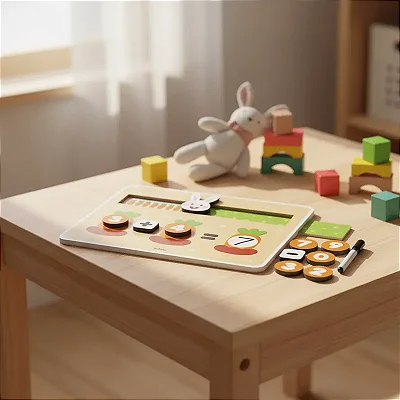 Jogo Coelho Conte Cenourinhas Infantil Brinquedo Educativo