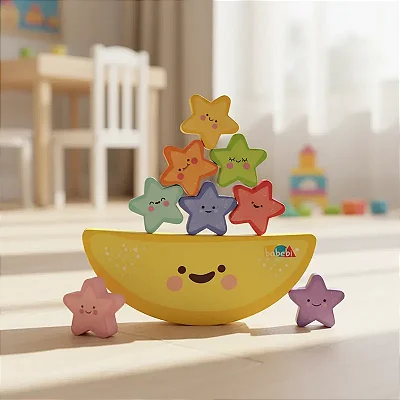 Brinquedo Educativo Equilibrando Estrelinhas Concentração