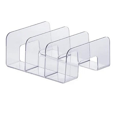 Organizador Multiuso C/3 Divisorias P/ Livros Bolsa Carteira