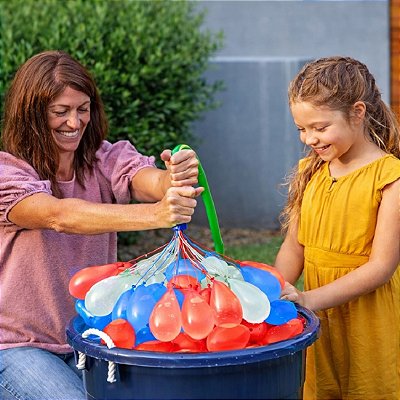 Jogo Water Balloon C/ Adaptador 70 Balões De Água - Braskit