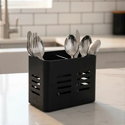 Escorredor Porta Talheres Ferro Cozinha Organização