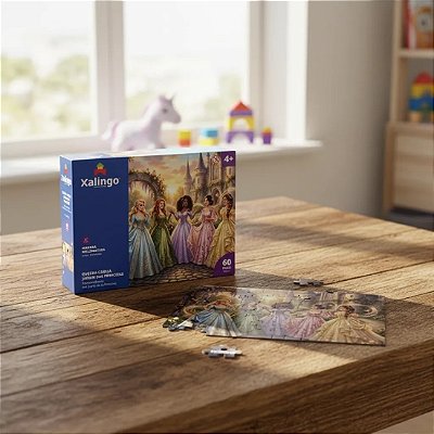 Quebra-cabeça Jardim Das Princesas Infantil Educativo