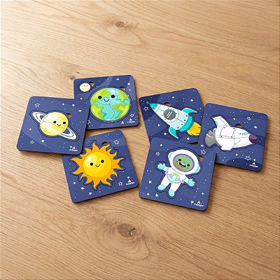 Quebra-cabeça Viagem Espacial Infantil