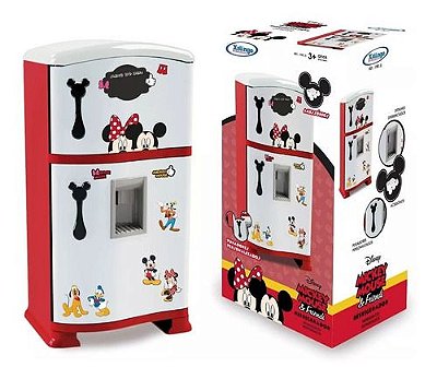 Geladeira Cozinha Infantil Mickey Minnie Refrigerador Disney