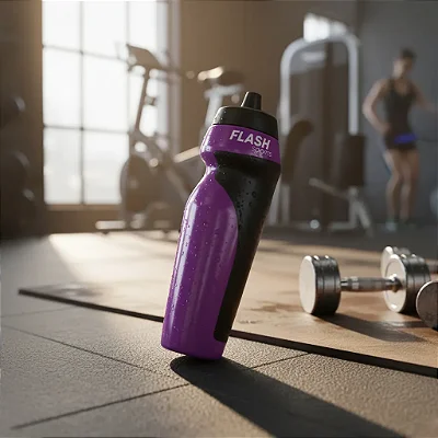 Squeeze 600 Ml Sport Garrafa Fitness Água Academia Esporte