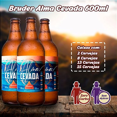 Cerveja Bruder Alma Cevada Lager 600ml
