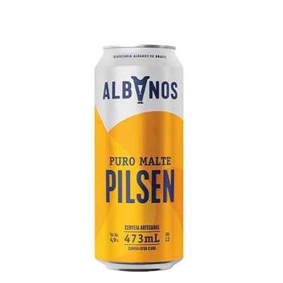 Cerveja Albanos Pilsen Puro Malte 473ml