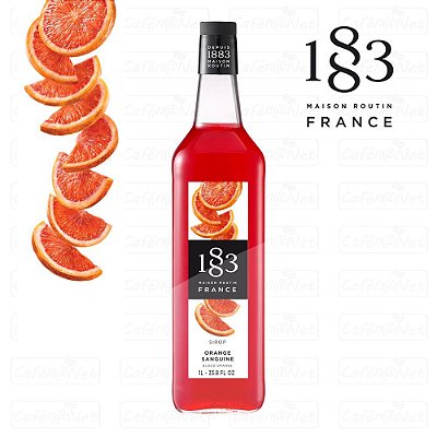 Xarope 1883 Routin de Laranja Vermelha 1 Litro | Blood Orange | Orange Sanguine