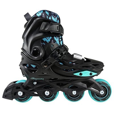 Traxart Patins Freemix Infantil ajustável Abec9 - Preto / 29 AO 36