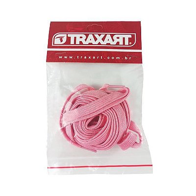 Traxart Cadarço Quad  Rosa Bebê 210cm / DX-061