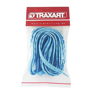 Traxart Cadarço Quad Azul (Refletivo) 210cm / DX-056