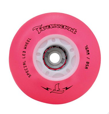 Rodas Traxart Inline Led Special 80mm/85a Rosa - 4 unidades
