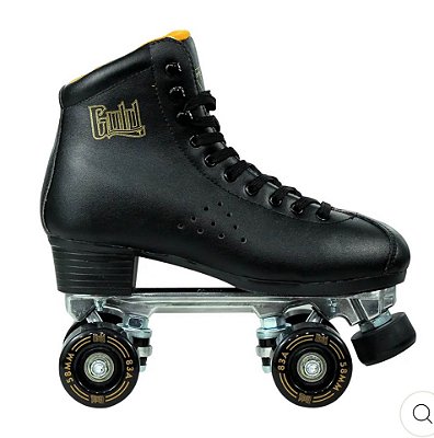 Traxart Patins Quad GOLD preto - 58mm X 32mm ABEC-9