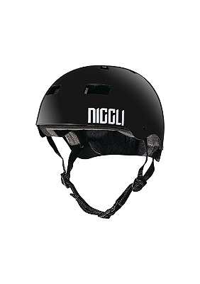Capacete Niggli N1 - Preto brilho