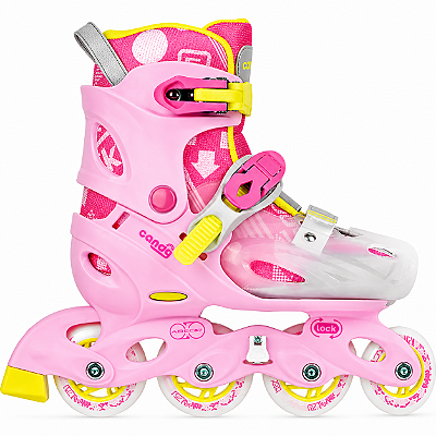 Patins Cosmo Candy Infantil Ajustável - Rosa