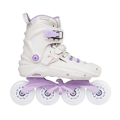 Patins FlyingEagle REAVER Branco/Lilás - X7 D (84mm)