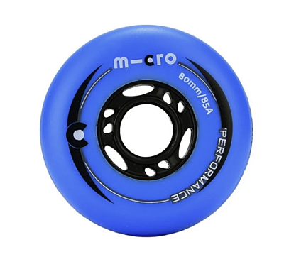 Rodas Micro Performance 80mm / 85a - AZUL (4 unidades)