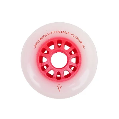 Roda FlyingEagle Ice Cream 90mm Pink / rosa (4 unidades)