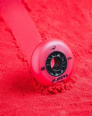 Rodas Flying Eagle FE Slider - 80mm 90a / Vermelho (4 rodas)