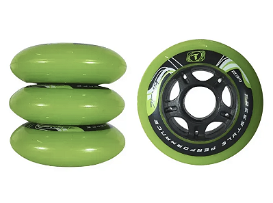 Traxart Rodas Hardwheels  80mm / 85a - VERDE (4 unidades)