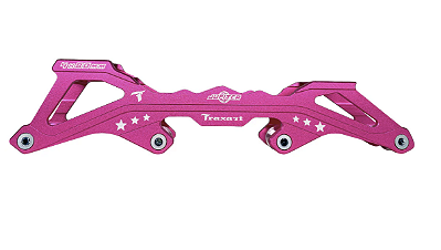 Traxart Base Júpiter para Patins Freestyle - 4 Rodas 80mm - Pink
