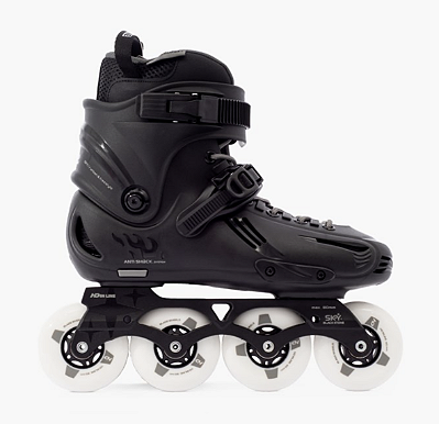 Patins Hd Inline Urban/freestyle Sky Black Stone 80mm Abec9 - caixa*