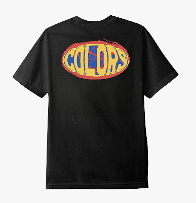 Camiseta Colors Brand Globo / Preto