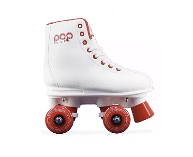 Patins Divoks Pop One Quad Retro Infantil Branco - 27 ao 36