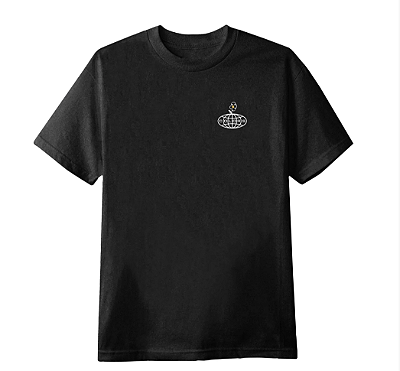 Camiseta Colors Flower Preto