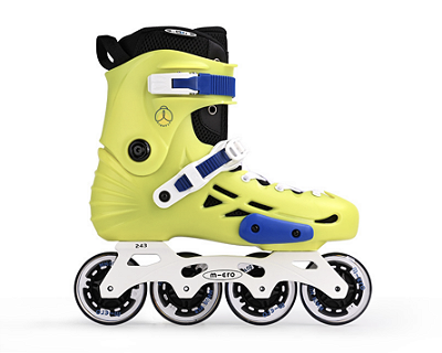 Patins Micro Skate MT4 Firefly - Amarelo / Rodas Led