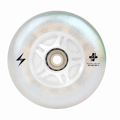 Roda LED Micro New Flash Pérola 90mm 85A – Unidade Avulsa
